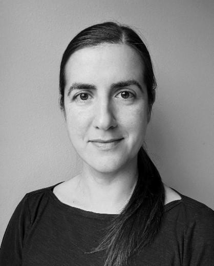 A black and white headshot of Dr. Bosiljka Tasic smiling 