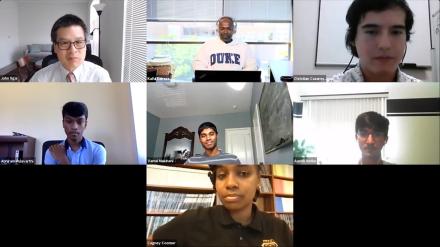 Screen capture highlighting one of two Diversity, Equity, and Inclusion panels co-moderated by Director Ngai at the 2021 BRAIN Investigator virtual meeting. These sessions showcased the numerous community engagement strategies that exist and can implemented by individuals across sectors and career stages.