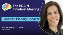 Featured Plenary Speaker promotional Image of Nita Farahany